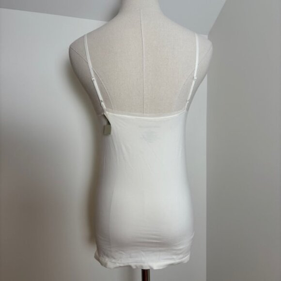 NWT Ann Taylor cream tank top size M - Picture 3 of 6